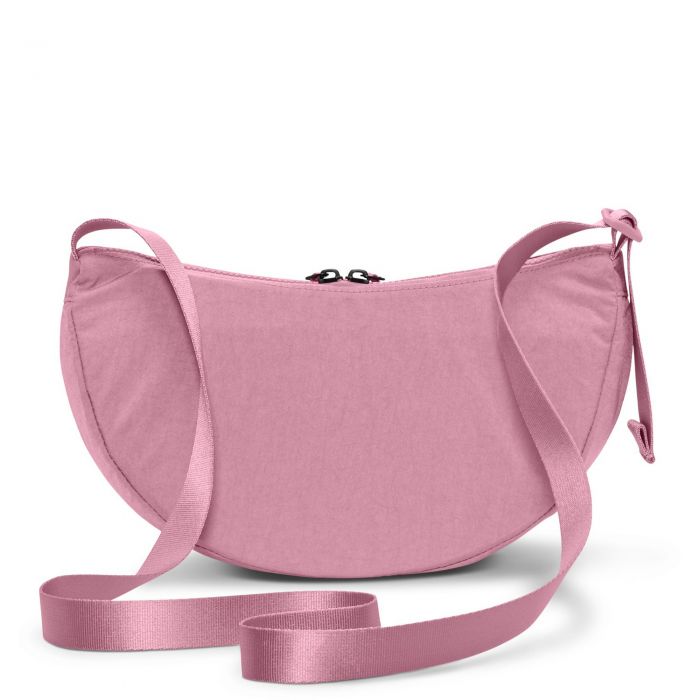 Aura Crescent Crossbody Bag (4L) Elemental Pink/Matte Silver