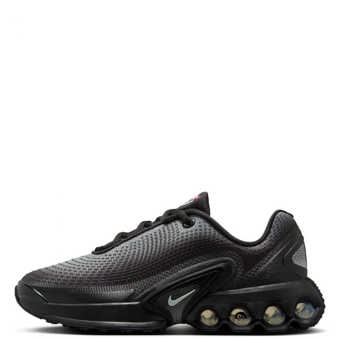 Grade-School Air Max Dn BLACK/LT SMOKE GREY-METALLIC SILVER