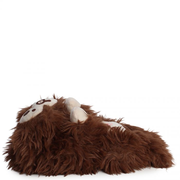 Doll Fuzzy Slippers  Chocolate