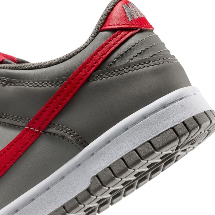 Grade-School Nike Dunk Low Cobblestone/University Red-Soft Grey