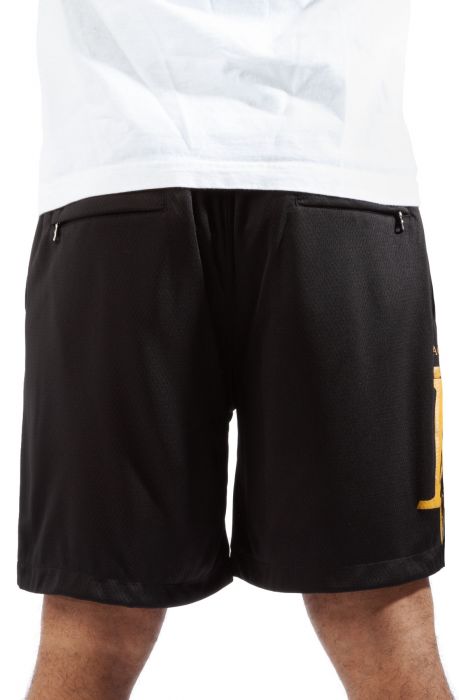 Virgil LA Basketball Shorts Black/Yellow
