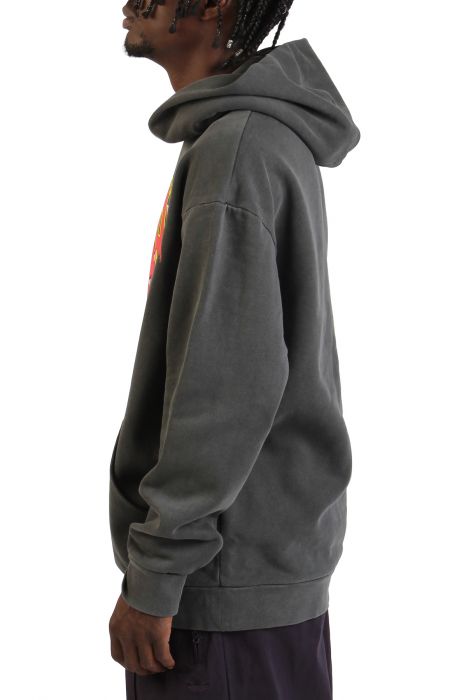 Hot Stuff Beware Hoodie  Washed Black
