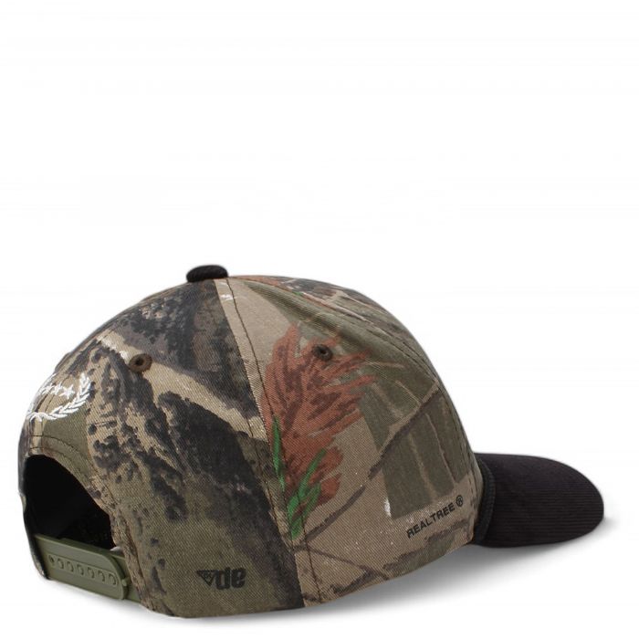 Respectfully Corduroy Snapback Black/Camo