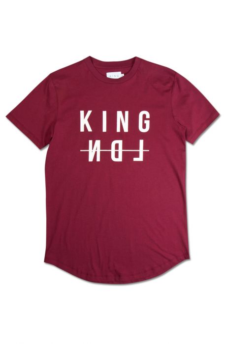 Dalston T-shirt Oxblood Oxblood
