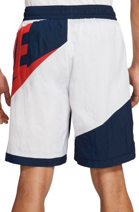 Dri-FIT Throwback Futura Basketball Shorts White/College Navy-Chile Red