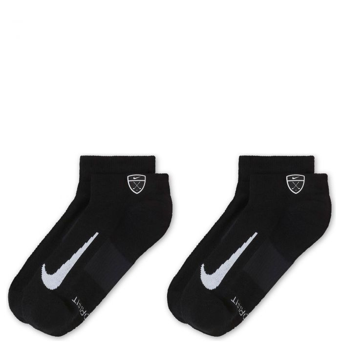NIKE Multiplier Low Golf Quarter Socks (2 Pairs) CV2617 010 Shiekh