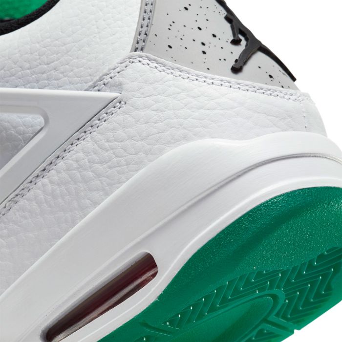 Women's Air Jordan 4 Retro White/Black-University Red-Lucid Green
