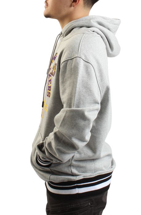 Lakers Area Code Pullover Hoodie GREY
