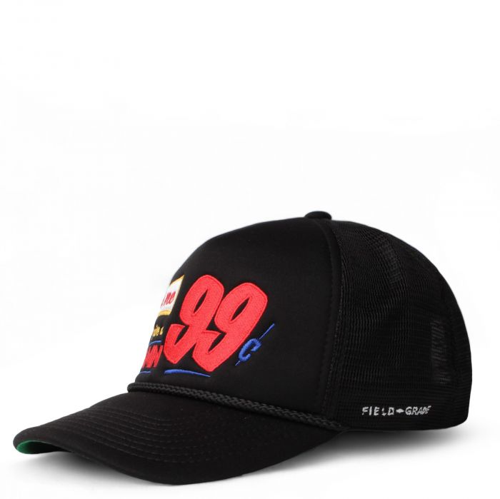 Ask Me Trucker Hat   Black