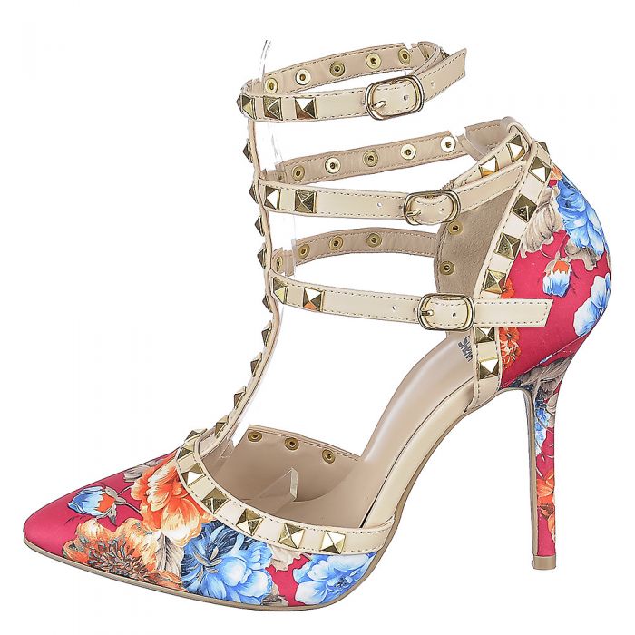 Women's Adora-55N High Heel Fuchsia Floral