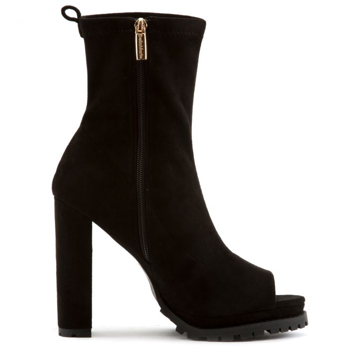 Trisata-3 High Heel Booties Black
