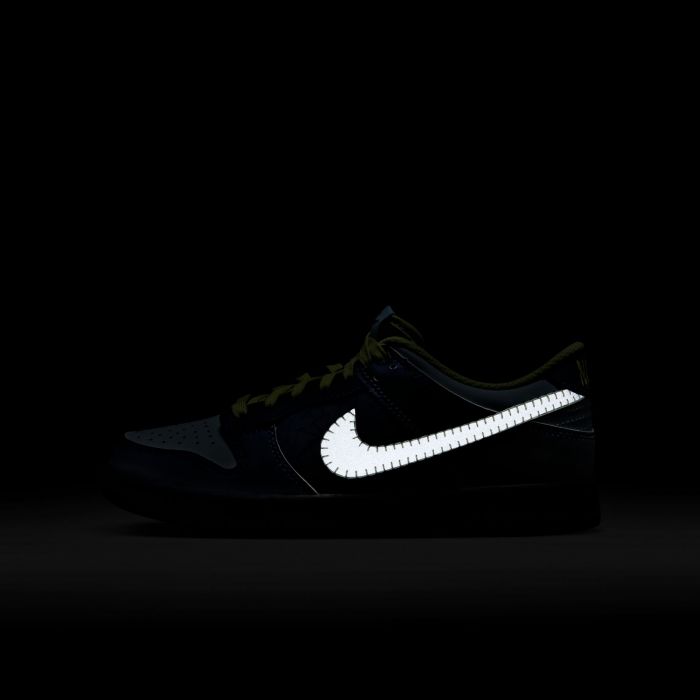 Grade School Dunk Low Diffused Blue/Blue Tint-Luminous Green