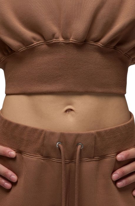 Cropped Sweatshirt Archaeo Brown