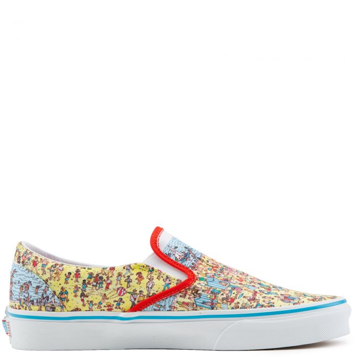 Vans x Where's Waldo? Classic Slip-On Find Steve/Beach