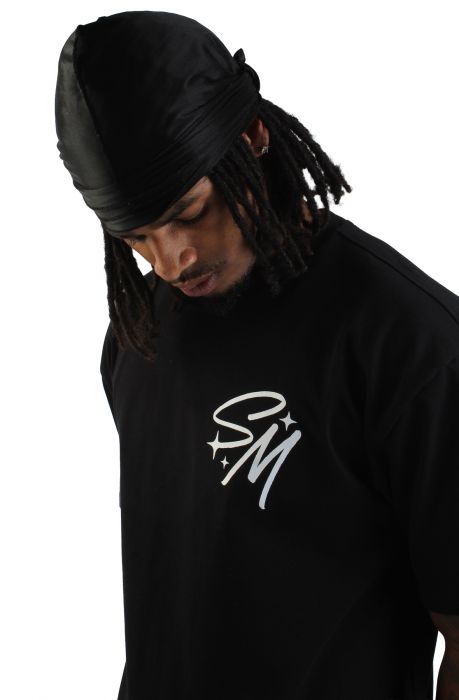 Initial Club T-Shirt  Black