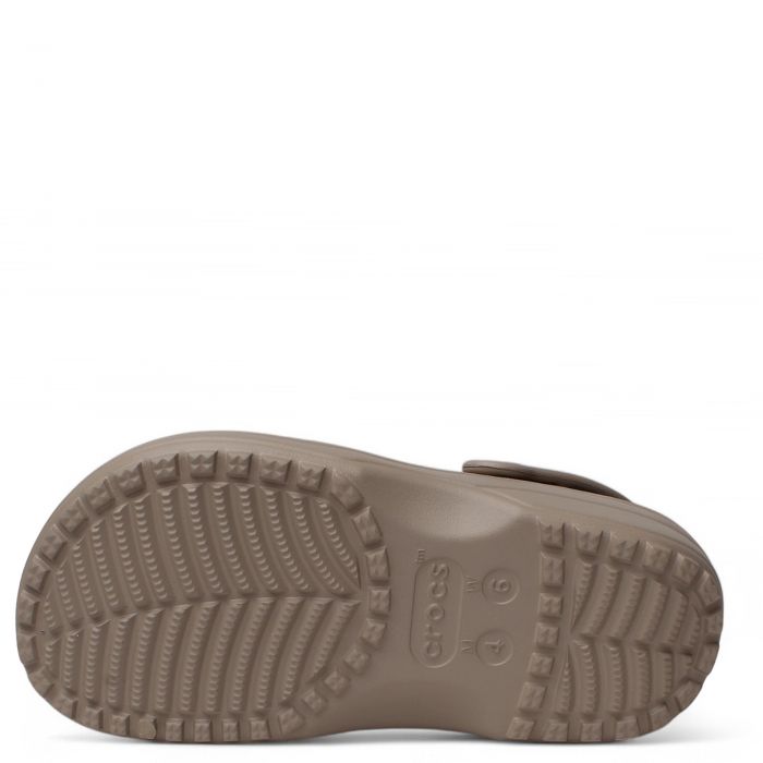 Classic Floral Cut-Out Clog Taupe