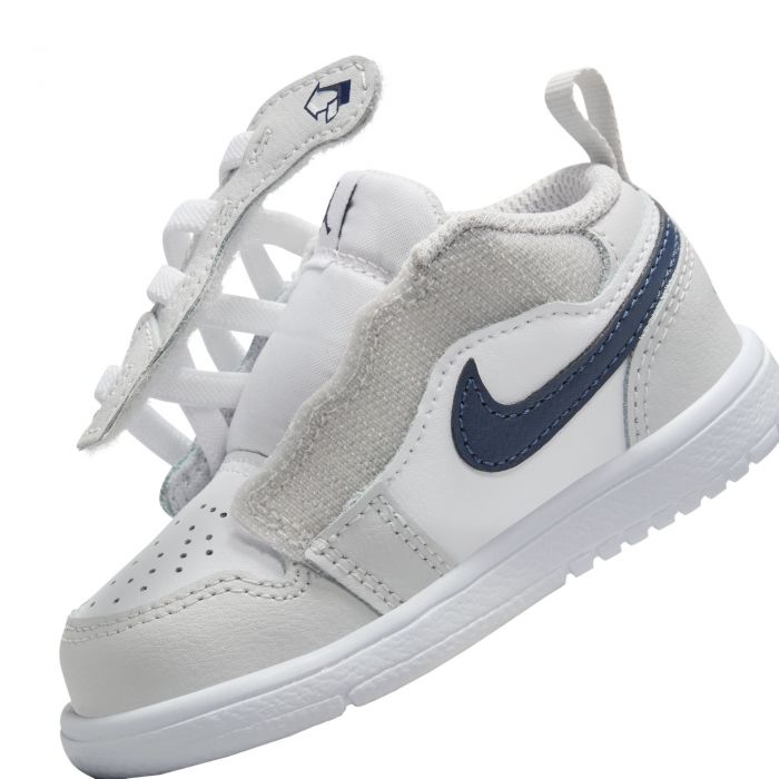 Nike Air Jordan 1 Low 灰色/白 10.5（W27.5cm） JORDAN 1 LOW ALT (TD) - WHITE/ MIDNIGHT NAVY / NEUTRAL GREY