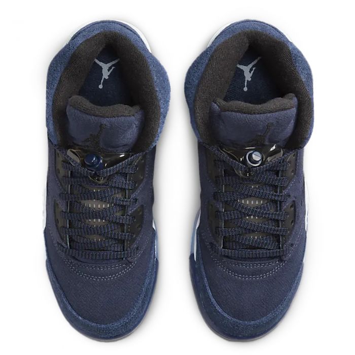 Grade School Air Jordan 5 Retro SE Midnight Navy/Black-Football Grey