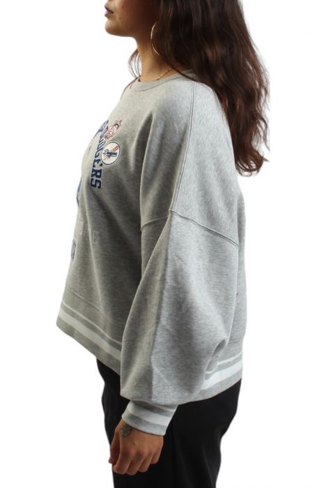 Los Angeles Dodger Area Code Crewneck  Grey