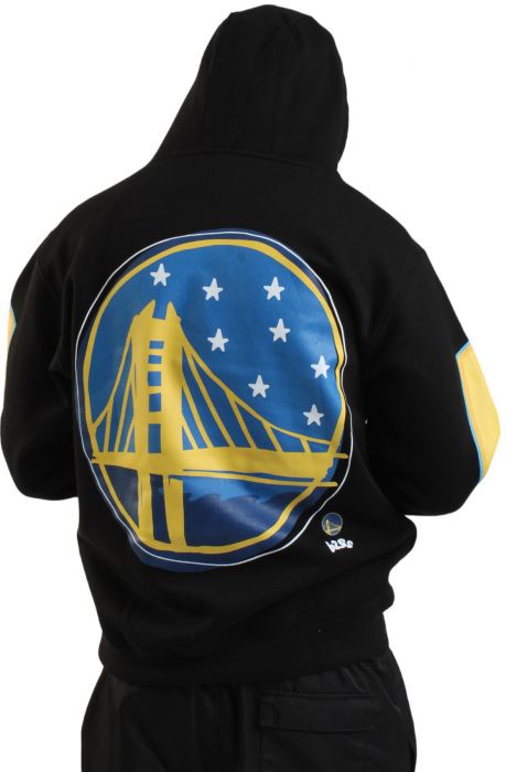 Golden State Warriors Bubble Logo Hoodie  Black