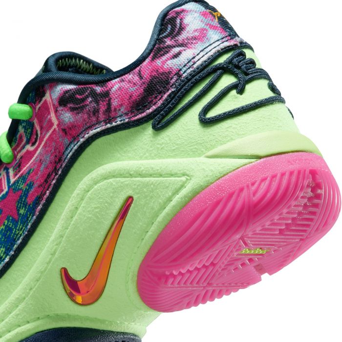 Grade-School LeBron XXII Blustery/Fireberry-Ghost Green