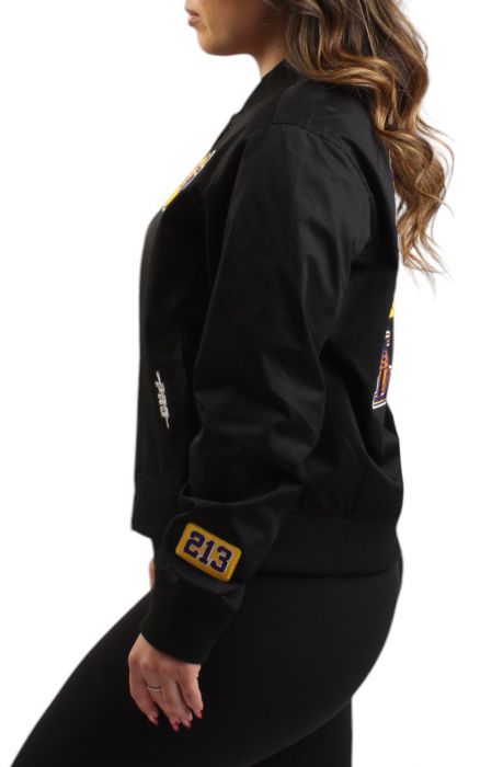 NBA Los Angeles Lakers Area Code Jacket  Black