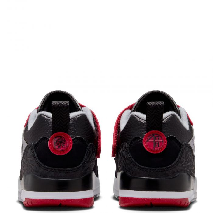 Pre-School Jordan Spizike Low Black/Gym Red-Wolf Grey-White