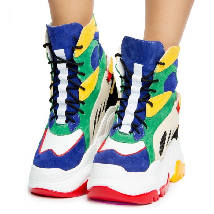 TANGERINE-02 PLATFORM SNEAKERS MULTI