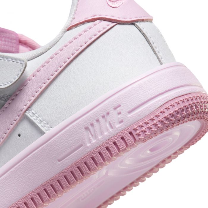  Pre-School Force 1 Low EasyOn White/Pink Foam-Elemental Pink