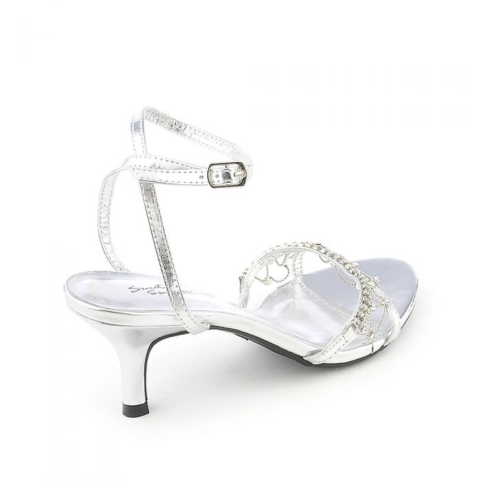 Janee-08 Slingback Dress Shoe Silver