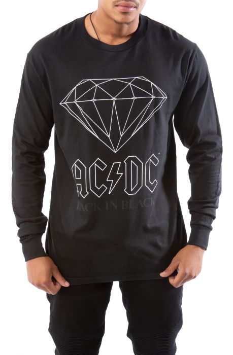 Back In Black Long Sleeve Tee Black