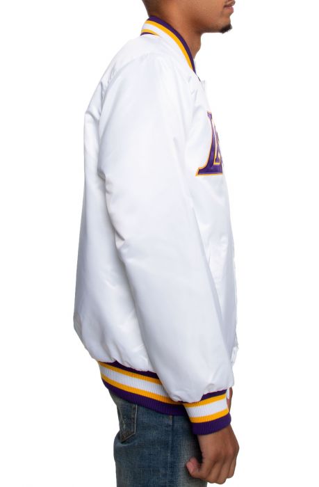 Los Angeles Lakers Jacket White/Purple/Yellow