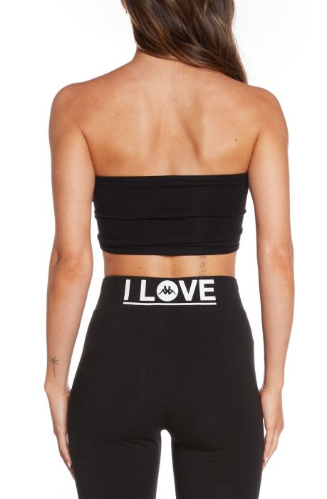 Authentic Koszalin Tube Top Black Smoke-White Bright