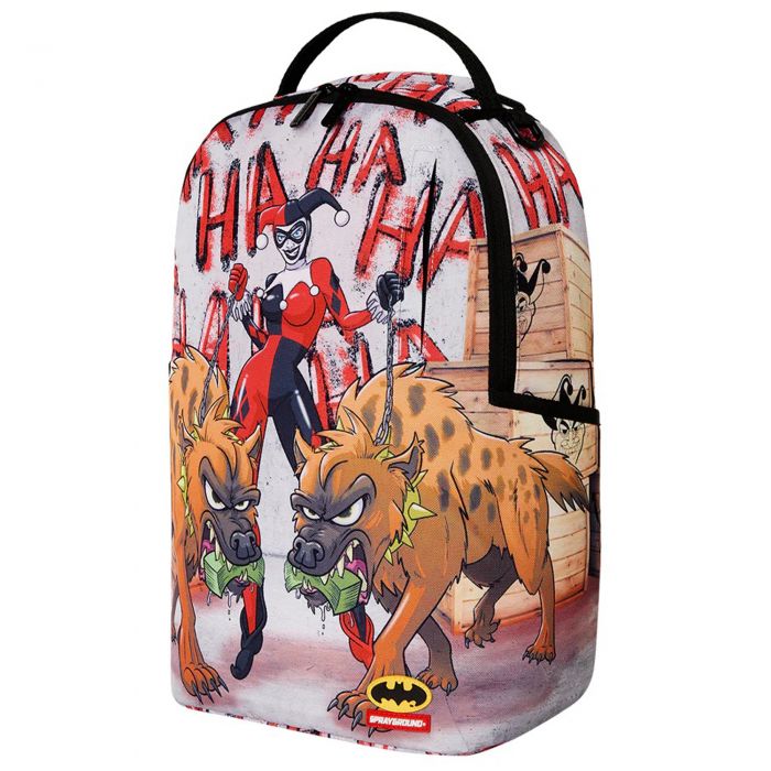 Harley Quinn With Hyenas DLXR Backpack Multi Color