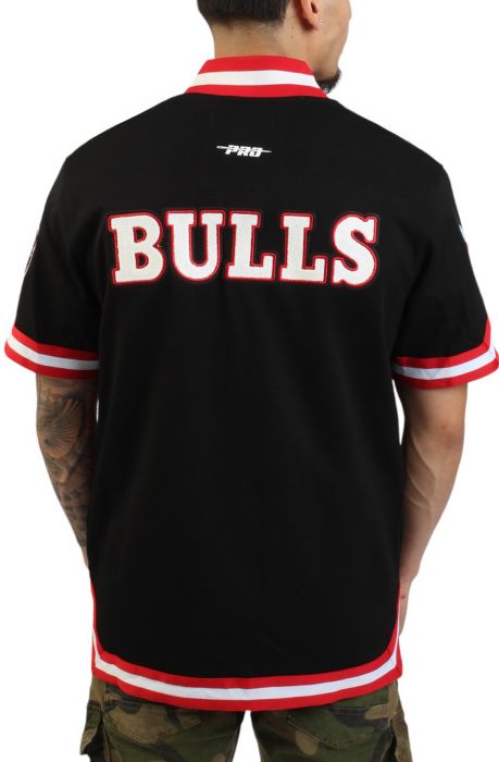 NBA Chicago Bulls Warm-Up Jersey  Black/Red