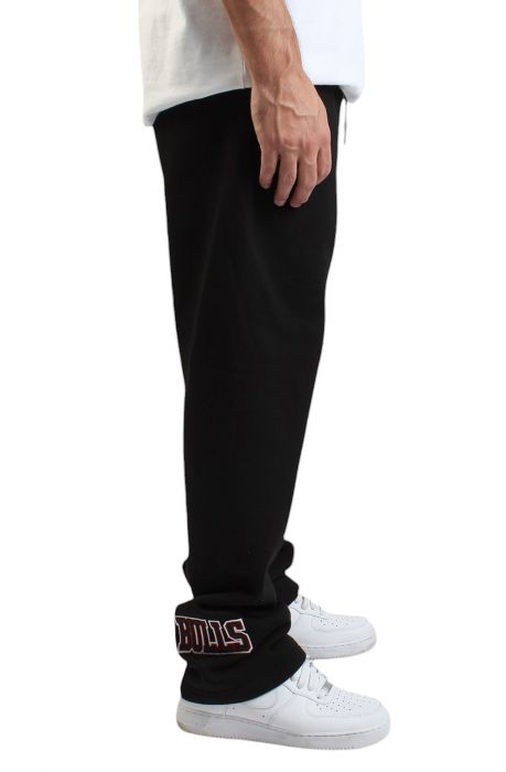 NBA Chicago Bulls Straight Leg Sweatpant BLACK