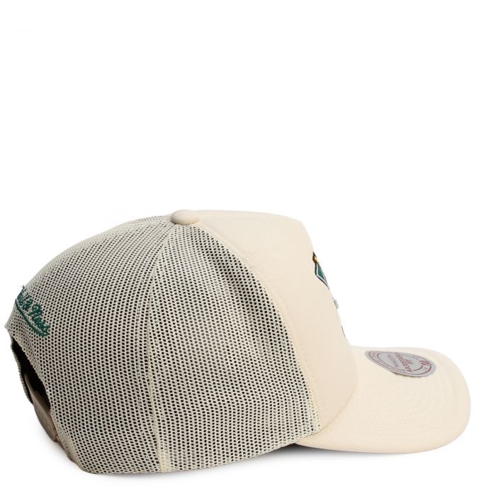 NHL Anaheim Ducks Evergreen A-frame Trucker Adjustable Fit  Off-White