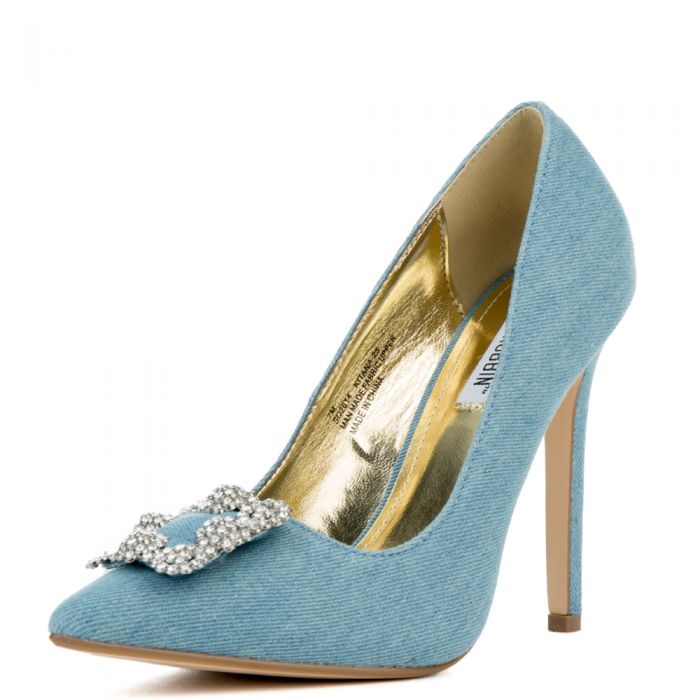 CAPE ROBBIN Kitana-25 High Heel KITANA-25/DENIM - Shiekh