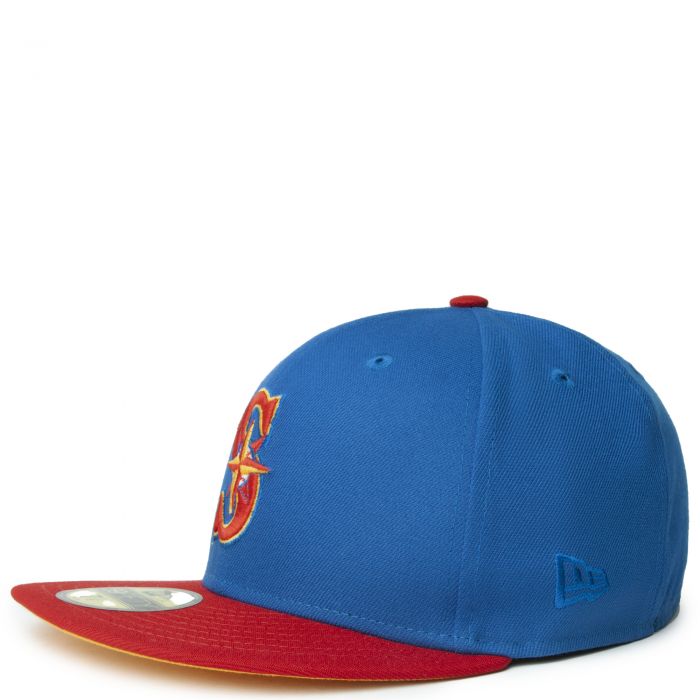 Seattle Mariners Blue Red 59Fifty Fitted Cap Blue/Gold