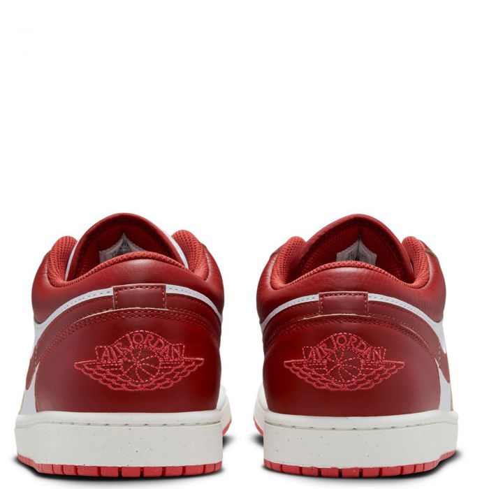 Air Jordan 1 Low SE White/Dune Red-Lobster-Sail