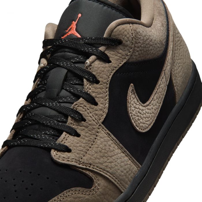Air Jordan 1 Low SE Black/Olive Grey-Lt Wild Mango