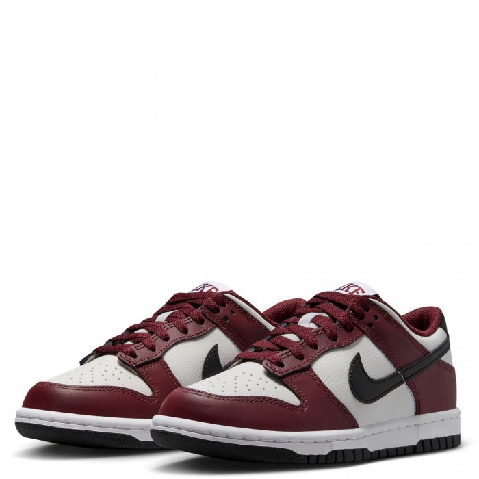 Grade School Dunk Low Dark Team Red/Black-Summit White-White
