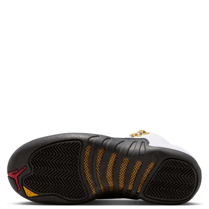 Grade-School Air Jordan 12 Retro White/Black-Taxi