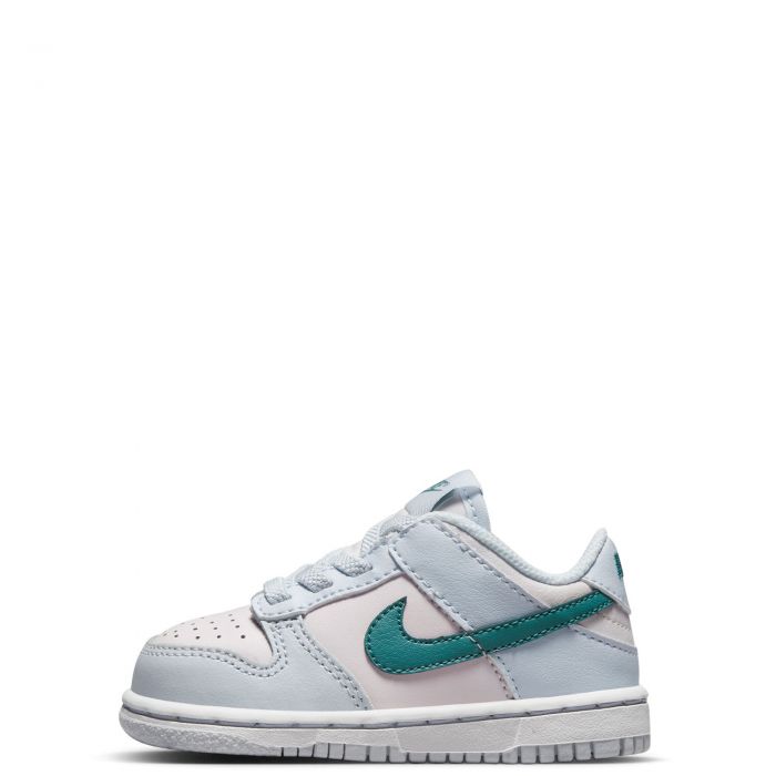 Toddler Dunk Low Football Grey/Mineral Teal-Pearl Pink