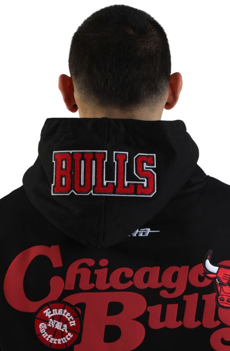 NBA Chicago Bulls Souvenir Pullover Hoodie  Black