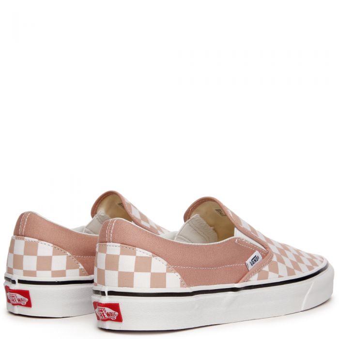 Mahogany rose checkerboard vans on sale