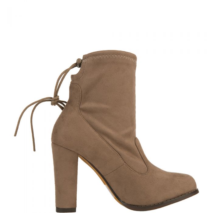 Solvang-A1 High Heel Ankle Boot Taupe