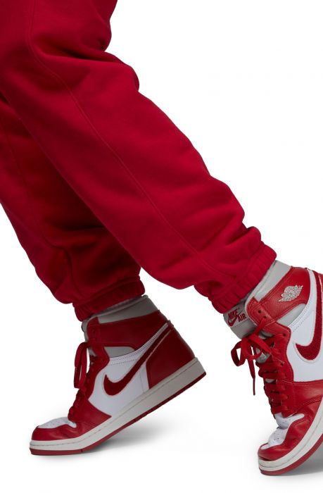 W J BRKLN FLC PANT Gym Red/White