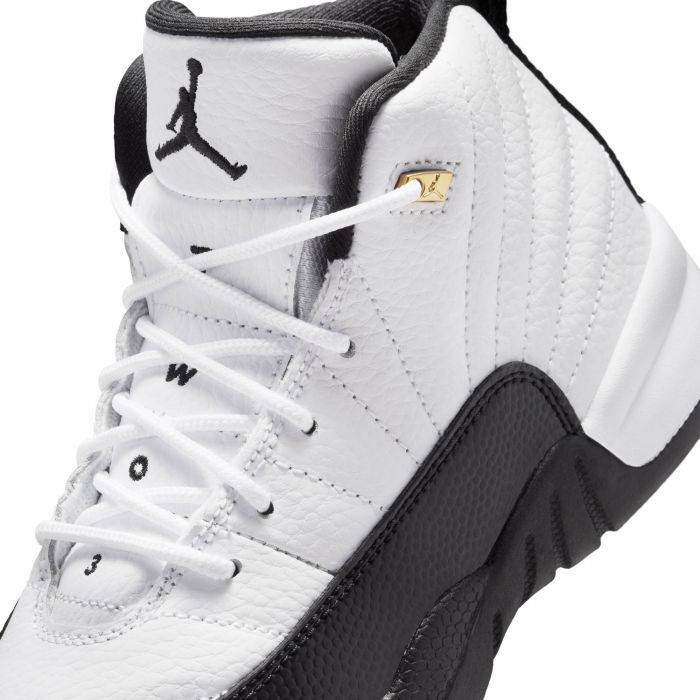 Pre-School Jordan 12 Retro Taxi White/Black-Taxi
