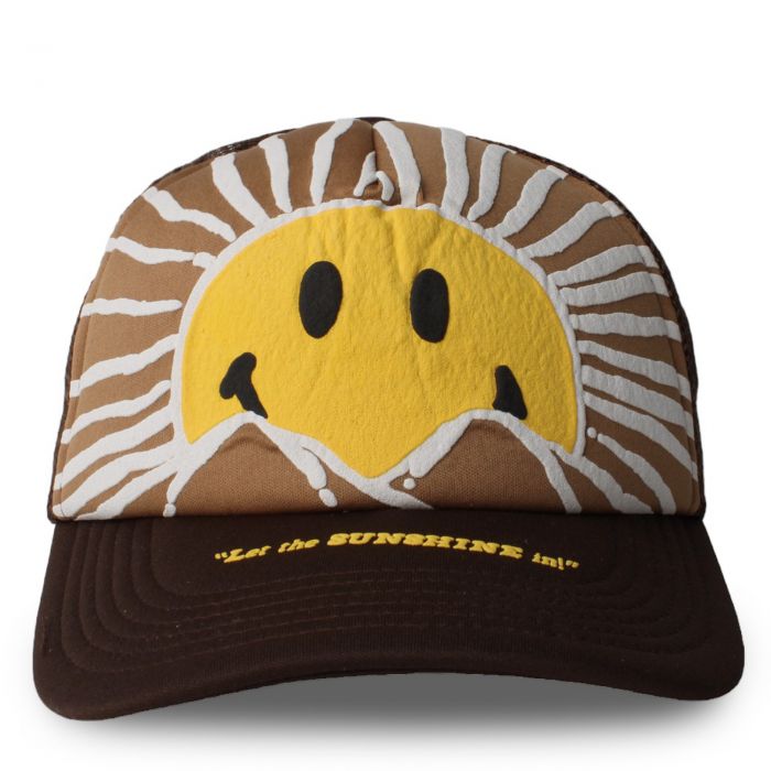 Smiley Trucker Hat  Acorn